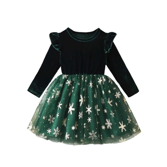 LWNYDPLSD Bridesmaid Dresses Formal Dress White Wedding Dress Green Dress for Girls Gothic Clothes Toddler Thanksgiving Outfit Girl Girls Size 8, Green 7-8 Years