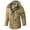 Khaki, variant on IROINNID Mens Parka Comfy Lamb Velvet Hooded Cotton Jacket Thickened Multi-pocket Cotton Coat,Khaki