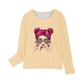 thumbnail image 5 of Birdeem Robe de Fille Fleurie Imprimée Col Rond Chandail pour Filles Chandail à Capuchon pour Enfants Haut Brodé Fleur, 5 of 5