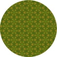 thumbnail image 1 of Ahgly Company Machine Washable Indoor Round Transitional Seaweed Green Area Rugs, 3' Round, 1 of 7