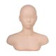 thumbnail image 3 of Cabeza de entrenamiento de práctica, maniquí, práctica, cabeza de cosmetología, muñeca de maquillaje profesional suave, cabeza de de hombros, 3 of 8