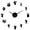 Black, variant on Botanical Cactus Silouette Frameless Wall Clock Stickers, DIY Modern Decorative Clocks for Living Room, Bedroom, Office - Easy to Install, Large 3D Clock Design (Gold,47in)