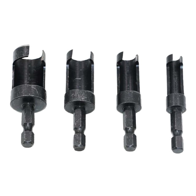 4 Piezas Herramientas de Corte DYNWAVEMX Taladro de Madera