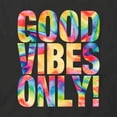 thumbnail image 2 of Good Vibes Only T-Shirt | Positive Vibes Black Tee Gift, 2 of 5