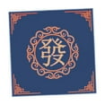 thumbnail image 3 of Baoblaze Board Game Mat Noise Reduction Table Cover Mahjong Game Table Cover Mat for Tile Blue A, 3 of 8