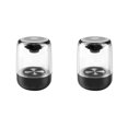 thumbnail image 2 of Inteprter Altavoz Bluetooth 5.0 Inalámbrico LED Estéreo Altavoz HD Juegos de computadora Columna de luz de 7 colores Caja de sonido para baile de fiesta Tecnología negra 2piezas, 2 of 6