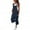 Dark Blue, variant on gakvbuo Jumpsuits For Women Summmer Dressy Wedding Women Sleeveless Dungarees Loose Cotton Linen Long Playsuit Party Jumpsuit