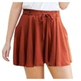 thumbnail image 2 of Ketyyh-chn99 Vêtements d'Été pour Femmes Mode Décontractée Shorts de Marche Super Confortables Rouge,3TG, 2 of 4