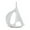 Silver Solid Sail Boat 28" x 6" x 37", variant on 28" x 37" Silver Aluminum Metal Sail Boat Sculpture, by DecMode
