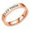 Rose Gold, variant on Inspirational Engraved Ring Motivational for Women Men Positive Message Jewelry Unique Encouragement Present