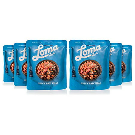 Loma Linda Blue - Vegan Complete Meal Solution - Heat & Eat Spicy Pad Thai (10 oz.) (Pack of 6) - (Best Heat And Eat Meals)