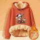 thumbnail image 2 of WILLBEST Sudadera Deportiva para Mujer, Ideal para Navidad E Invierno Sudadera con Capucha Gruesa, Cálida y Colorida Mediana, 2 of 3