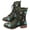 Green, variant on asdoklhq Boots Under $15,Women's Ladies Casual Square Long Ankle Boots Slip On Shoes