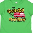 thumbnail image 4 of Inktastic My Grandpa is a Firefighter with Fire Truck Boys or Girls Toddler T-Shirt, 4 of 5