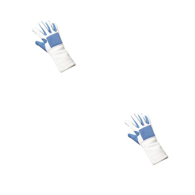 Greeniant Guante de esgrima de goma, portátil, lavable, colorido, protector, para hombres y mujeres, forro de algodón, guantes de entrenamiento Derecha METRO 2piezas
