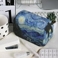 thumbnail image 6 of Hirioo The Starry Night for Large Grid Mesh Pencil Case with Zipper Stationery Organizer Case, 6 of 7