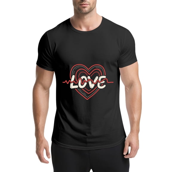 Black T Shirts for Men, Mens Graphic Tees, M5715039,S