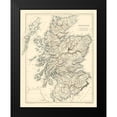 thumbnail image 2 of Chapman 20x24 Black Modern Framed Museum Art Print Titled - Scotland - Chapman 1847, 2 of 5