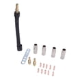thumbnail image 1 of MIG Consumables Kit, 10 Contacting Tips 18 Piece Set Flexible Torch Neck  for MB15 15AK Torches, 1 of 7