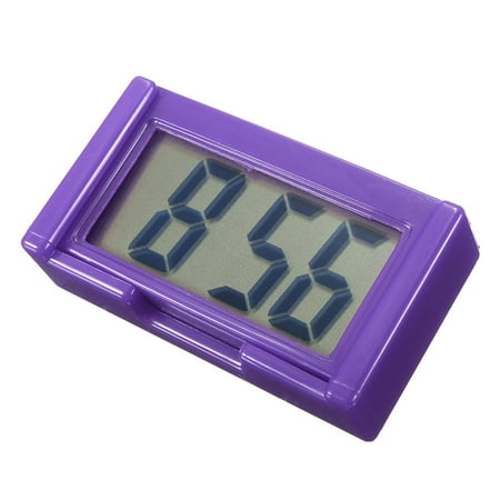 clock battery stick digital automotive lcd adhesive included self button kitchen portable