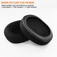 thumbnail image 5 of Fabric Earpads for Turtle Beach Stealth 700/600/520/500P/500X/450/420X/400/300 & Audio Technica ATH-M50X/M40X/M30X Headphone Ear Pad Eartips by TENNMAK, 5 of 5