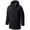 Black, variant on Men’s Parka Jacket w/ Removable Hood | Ultra-Warm Winter Coat w/ Fleece Lining (X-Large- Black)