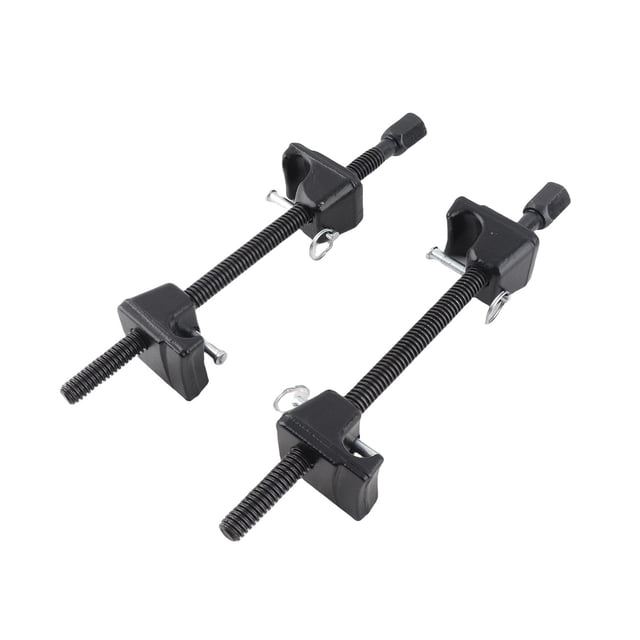 Strut 2 Pack Coil Spring Compressor Tool with Plastic Box Universal Heavy Duty Macpherson Strut Spring Compressor Assembly Repair Attachments for Automotive