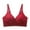 Red, variant on Ayfxijin Bras for Women,Women Solid Honeycomb Cup Wireless Semi Fixed Cup Jelly Glue Soft Support Gathering Daily Bra