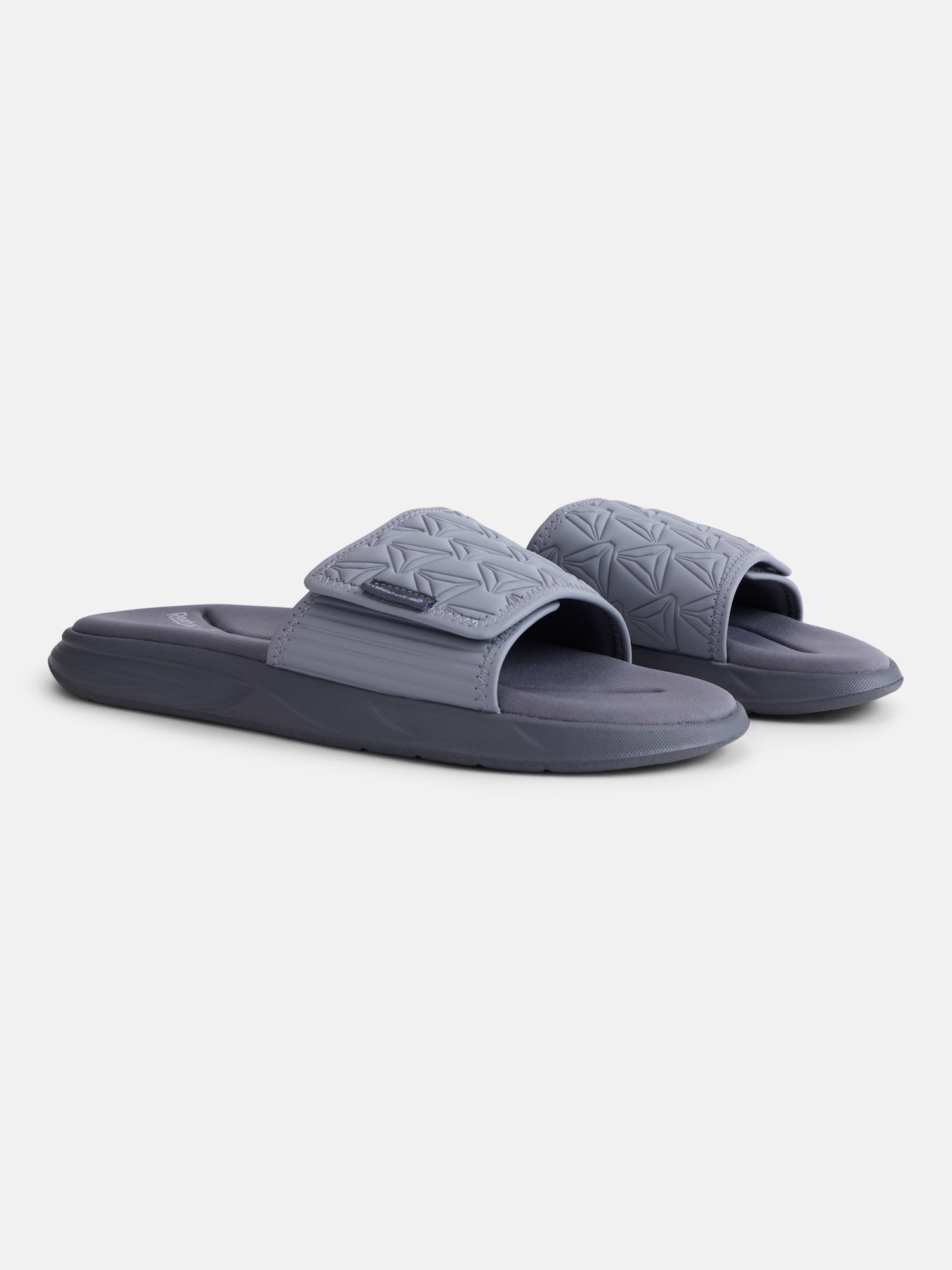 Reebok Men's Memory Foam Adjustable Strap Slide Sandals