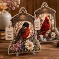 thumbnail image 5 of Always Near 3D Fabric Poke Art Memory Lantern Kit, No Sew DIY Bird Memorial Craft Kit, Easy Beginner Creative Project, Relaxing Hobby Home Decor Gift for Adults Women, 5 of 6