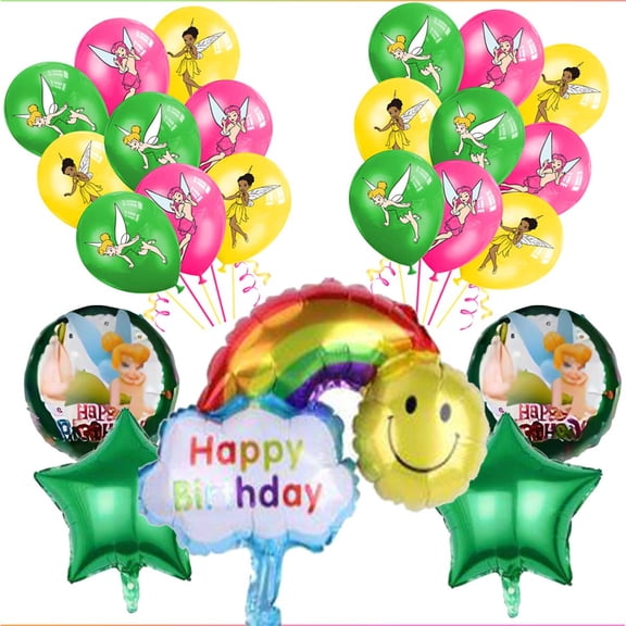 Tinker Balloons Party Supplies Decor Set Decorations Kit Fans Birthday