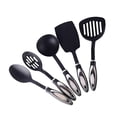 thumbnail image 1 of Black 5Pcs Cooking Utensils Set Nylon Kitchenware For Home Users Ideal For Cooking And Baking, 1 of 5