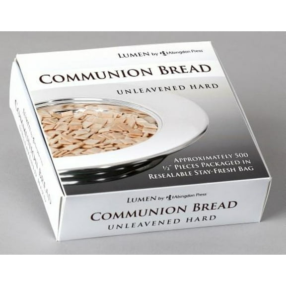 Unleavened Hard Communion Bread (Box of 500): Lumen by Abingdon Press, (Hardcover)