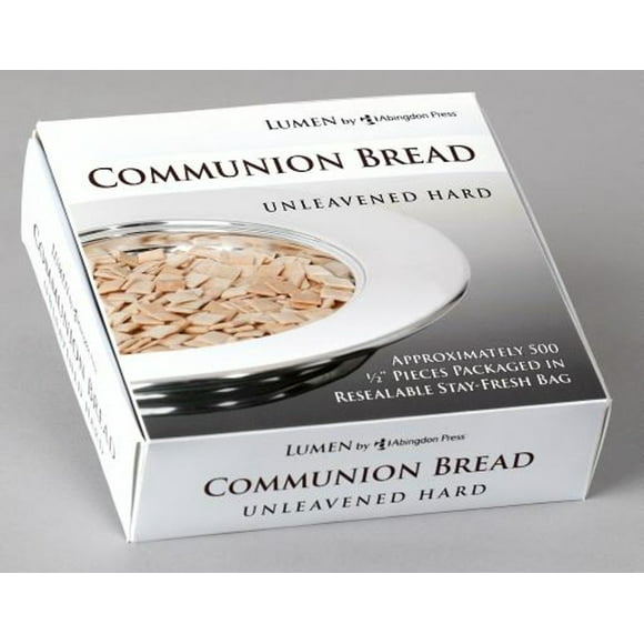 Unleavened Hard Communion Bread (Box of 500): Lumen by Abingdon Press (Other)