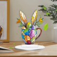thumbnail image 1 of TIMIFIS Acrylic Plaque, Home Decor Easter Bunny Easter Cup 2D Flat Acrylic Desktop Decoration Ornament, 1 of 8