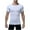White, variant on tarylea Workout Men's T-Shirts Crew Neck Short Sleeve Tops Solid Color Slim Fitted Shirts Casual Quick Dry Athletic Shirts