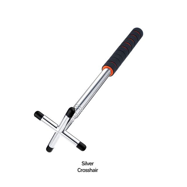 Pont Télescopique Design Fourche Haute Support de Billard en Acier Inoxydable Bâton de Piscine Réglable Rétractable Fournitures Sportives Fourche Croisée