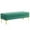 Dark Green, variant on HOMCOM Velvet Upholstered Bench Button Tufted End of Bed Bench for Bedroom