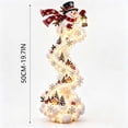 thumbnail image 3 of Christmas Magic Trail Wall Light, Snowman Hanging Decoration, Outdoor Indoor Holiday Decor for Living Room Door, 3 of 6