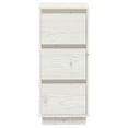 thumbnail image 4 of vidaXL Buffets 2 pcs Blanc 32x34x75 cm Pin Massif, 4 of 5