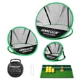thumbnail image 1 of Red de golf SENSECLUB para interiores y exteriores con alfombrilla y pelotas, 1 of 6