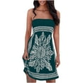thumbnail image 1 of RXIRUCGD Robes pour Femmes 2023 Robe Aguichant Tube Sans Bretelles Imprimée Sans Manches Jupe Ligne A Mode Féminine, 1 of 7