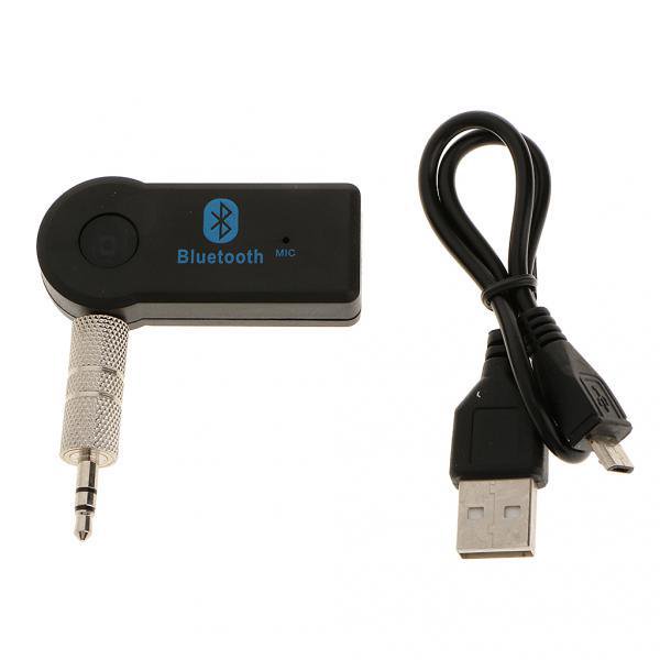 2x Coche 3.5mm Aux La Música De Bluetooth De Audio Esté Conjunto De Adaptadores Receptor Inalámbrico Sunnimix receptor de música