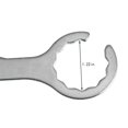 thumbnail image 4 of Maxmoral 1 Pack Faucet Wrench Stainless Steel Multifunctional Draft Beer Faucet Spanner for Tap Tower Coupler Tools, 4 of 4