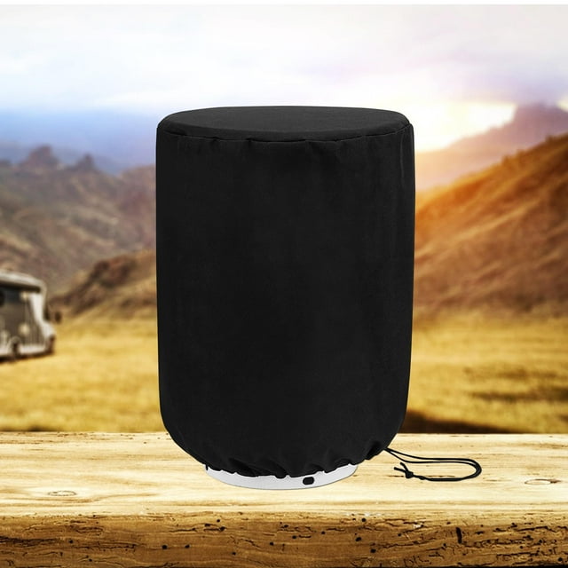 LOLIPPYY Housse de Protection pour Réservoir de Gaz Noir Oxford Imperméable pour Activités Extérieures Lot de 1