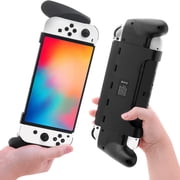 Grip for Switch OLED,Handheld Grip with Stand and Game Card Slots for Switch OLED,Comfortable & Ergonomic
