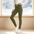 thumbnail image 3 of Stamzod High Waisted Leggings for Women Knit Ribbed Butt Lifting Leggings Fall Winter Stretchy Workout Yoga Pants, 3 of 8
