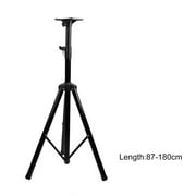 Universal Folding Tripo d Pole-Mount Speaker Audio Holder Stand With Tray