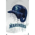thumbnail image 4 of MLB Seattle Mariners - Drip Helmet 22 Wall Poster with Push Pins, 14.725" x 22.375", 4 of 5