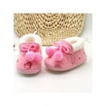 thumbnail image 6 of 0-18 Months Newborn Toddler Baby Bowknot Soft Sole Crib Shoes Winter Warm Faux Fur Prewalker, 6 of 7